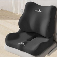 자동차 방석 경사 메모리폼 시트 엉덩이 운전자, 1개, 기본 노블블랙