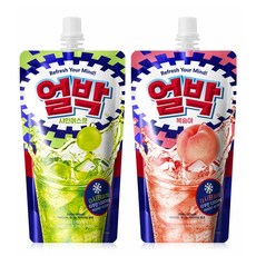 동아제약 얼려먹는 박카스 얼박 210ml 샤인머스캣+복숭아 각 10개씩, 20개