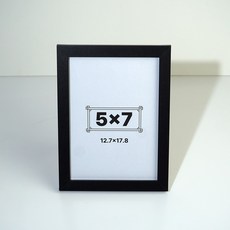탁상용 사진 액자 미니 나무 아크릴 소형 포토테이블 프레임, 블랙, 1개
