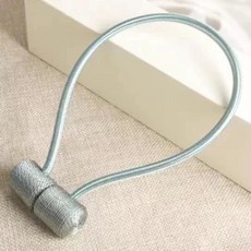 커튼 스트랩 한 쌍 자석 걸이 커튼 버클 끈 북유럽 심플 모던 크리에이티브 큐티 스트랩, 남회색의, 4대 8조 세트