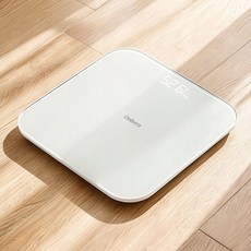 Onbera 디지털 LED 가정용 체중계 전자 저울, 1개, 흰색, P5 1개, 흰색, P5