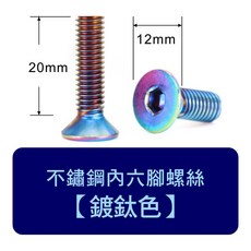 車牌螺絲墊片組含工具：汽車機車通用 M6內六角螺絲 車牌框裝飾配件, 1個, 天藍色
