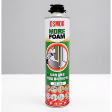 에어컨 구멍 틈새 벽 메우기 막기 재 난연 구멍메우기 폼 단열 650ml 난연폼