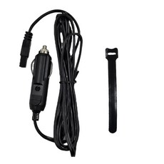 쿨 박스/미니 냉장고용 12V 2m 차량 충전기 연장 케이블 2핀 플러그 교체 전원 코드 휴대용 장비 공급 스 지 버클, with storage Bu le