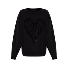 올세인츠 하트 장식 스웨트셔츠