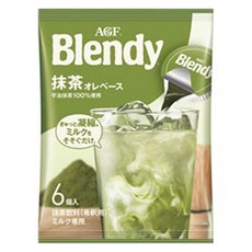 AGF Blendy 抹茶歐蕾濃縮膠囊球 6入裝