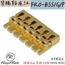 Floyd Rose FRO-BSS/G/P 金色 琴橋鞍座組 大搖座弦枕 電吉他零件, 1個