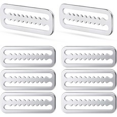 8개 세트 스쿠버 웨이트 벨트 유지장치 316 스테인리스 스틸 2인치 다이빙 웹벨트 슬라이드 스톱퍼 무게 고정 클립 이빨이 있는 표준 2인치/5cm 웹벨트용, 8개 세트 스쿠버 웨이트 벨트 유지장치 316 스테인리