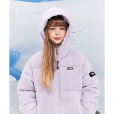 내셔널지오그래픽 키즈 K224UDW950 플리스 리버시블 숏 점퍼 LAVENDER 510600
