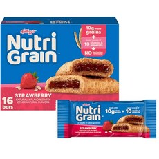 Nutri-Grain 소프트 구운 아침 식사 바 어린이 스 Nutri-Grain Soft Baked Breakfast Bars s Snacks Value Pack Straw, 589.67g, 3개