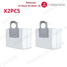 Roborock Q7 MAX+ T8 S7 MaxV Ultra G10S 먼지 봉투 부품 로봇 진공 쓰레기통 액세서리, 03 2pcs