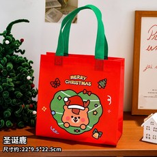 聖誕節禮物袋 不織布手提袋 可愛提袋, 聖誕鹿