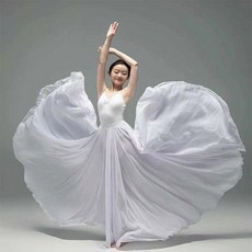 무용 풀치마 입시 무용복 스커트 85cm 여성 360도 입시용 핑크