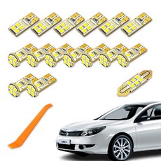 믹스 차량용 LED 실내등 풀세트 + 리무버, 르노 뉴SM5 SE/XE 등급 2010년~, 1세트