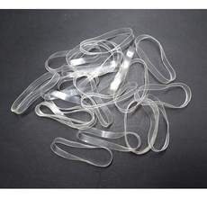 【台灣製造】TPU環保無硫橡皮筋 No. 17*6mm (100公克/包) 不易氧化 不會黏, 1個, 透明色, 透明色