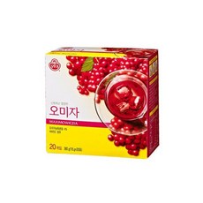 오뚜기 오미자 100T(20Tx5개) 건강차 오미자차 hib*154ye, 18g, 1