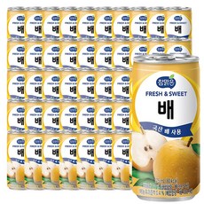 참맑은 배 175ml 30캔 x 3박스 총90캔, 90개