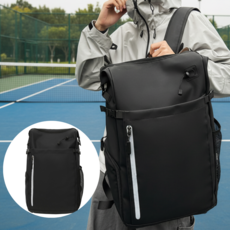 그랩온 테니스 라켓 가방, 1개, 블랙_type1