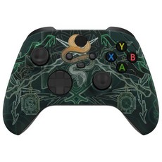 Xbox Series X S 컨트롤러용 익스트림레이트 대체 쉘 - 나만의 스타일을 펼쳐보세요 보물 오브 어비스 커스텀 액세서리 스킨 프론트 하우징 커버, Serpent Totem