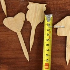 식집사 화분 이름표 10cm 하트 수목표찰 수목명찰, 없음