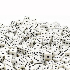 초등 고학년 수학 확률 이해 게임용 미니 주사위 100개 초등수학 놀이학습