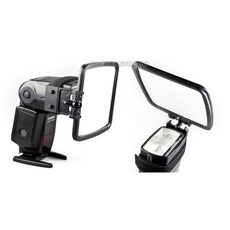 三重 閃光燈 專用 4合1 可調式 柔光板 柔光罩 反光板 婚禮紀錄 攝影控光, 1個