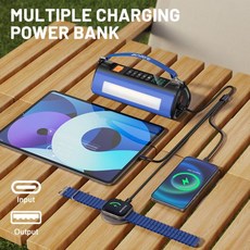 BUVAYE 점프 스타터 공기 압축기 보조배터리 15, TS03-8000mAh, 1개