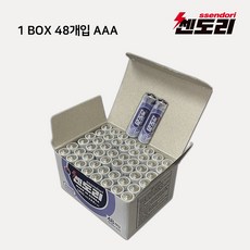 832번 국산 쎈도리 AAA 알카라인 건전지 48개입 1BOX / LR03 / 알이배터리, 1개