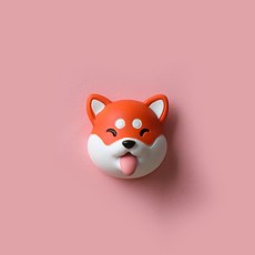 動物造型立體磁力貼 冰箱磁鐵 可愛磁鐵 車用磁鐵 冰箱貼, V48柴犬頭