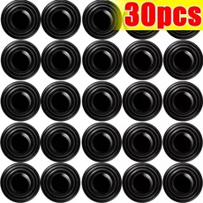 50/1PCS 자동차 도어 충격 흡수기 실리콘 패드 범용 안티 보호 스티커 충돌 방지 가스켓 버퍼, 11 No logo(30pcs )