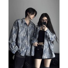 YioYcc 남자셔츠 캐주얼 셔츠 링클프리 오버핏 여성남방 커플룩