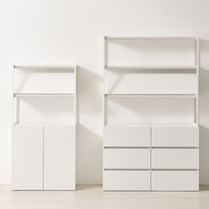 아이퍼스 수납 철제2단 선반장 다용도 철제선반장 비규격 맞춤 제작, 2단, 화이트