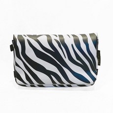 디카파우치 파우치 카메라가방 가로형 스타일 가죽, 1개, PU 핸드헬드 소형 제브라 패턴