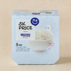 5K프라이스 백미밥, 180g, 24개