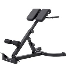 복근 운동 로만 체어 백익스텐션 기립근 벤치 홈트, 다기능 노란색 푸쉬업바/접이식