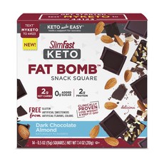 slimfast 黑巧克力 杏仁口味, 1個, 210g