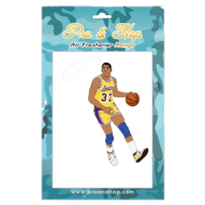 YAV Pro N Hop N.BA Magic Johnson 魔術強森 香氛片 芳香吊卡吊，持久清新，去除異味，車用/居家兩用, 1個