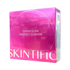 SKINTIFIC 完美亮澤氣墊粉底 11g, 01 香草色, 1個