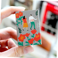 성냥박스 브리스크스타일 성냥(꽃은 알고 있나봐)_10개입, 본상품