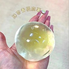 말랑이 왁뿌볼 슬랑이 코코넛 오일 수제 스트레스볼 DIY 선물, 1개, 허니티밀크 린넨 감자 5cm