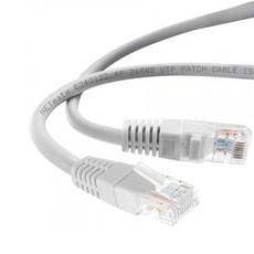 넷메이트 CAT5E 랜선 UTP 랜케이블, 그레이, 1개, 30cm