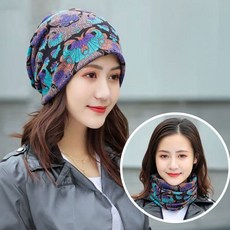 멀티 넥워머 스카프 등산 골프 자전거 방한용품 bri+2173vD, 블랙