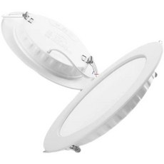 1 개/몫 LED 통 220V Recessed 라운드 천장 Dowm 빛 침실 실내 거실 홈 장식 조명 LED 스팟 램프, 차가운 흰색, White, 15W