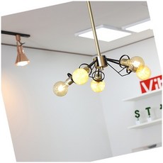 팬던트 5등 인테리어등 식탁등 램프 주광색