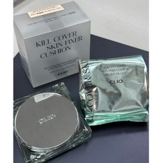 CLIO KILL COVER SKIN FIXER 微粉輕盈氣墊粉餅, 1個, 21N 1殼2芯