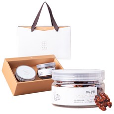 바오담 호두강정 답례품 호두정과 견과류 추석 명절 선물 세트, 1세트, 220g