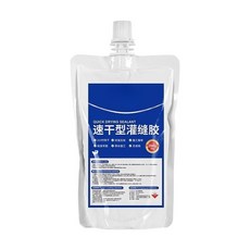 速乾防水填縫膠 2小時速乾 裂縫修補 房屋墻角 填縫膠 高延展性, 1個, 專業尖嘴