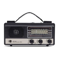 코비 포터블라디오 레트로타입 CRF-25 USB/SD재생 AM/FM 라디오 캠핑 주방 탁상용, CRF - 25, 혼합색상