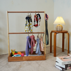 2단 애견행거 애견옷장 원목행거 강아지옷장, 1개