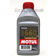 MOTUL DOT 4 煞車油 500ml, 1個, RBF 660